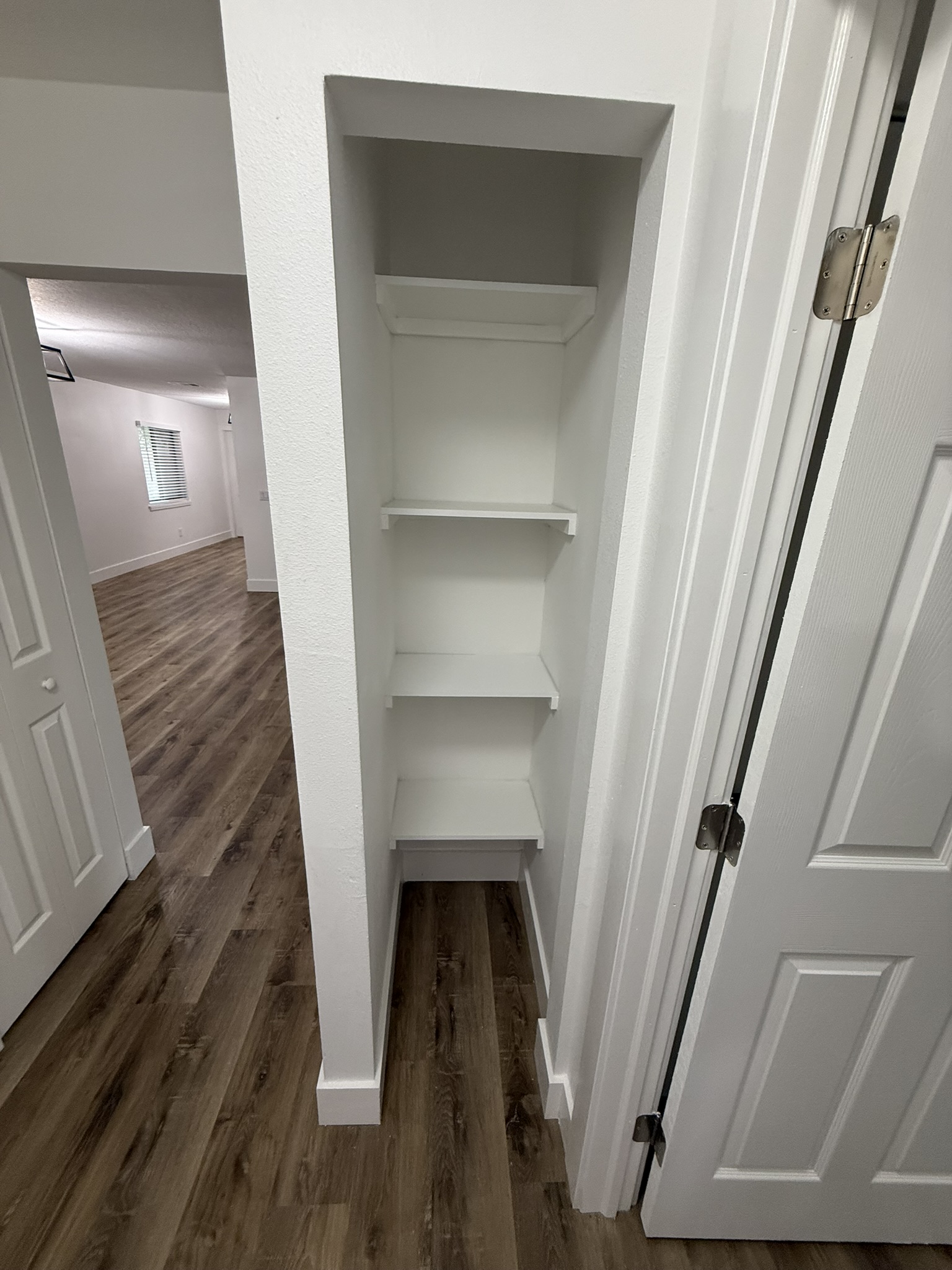 Built-in hallway storage